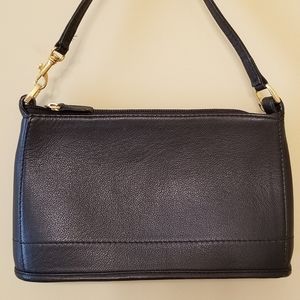 Genuine Leather Black Purse